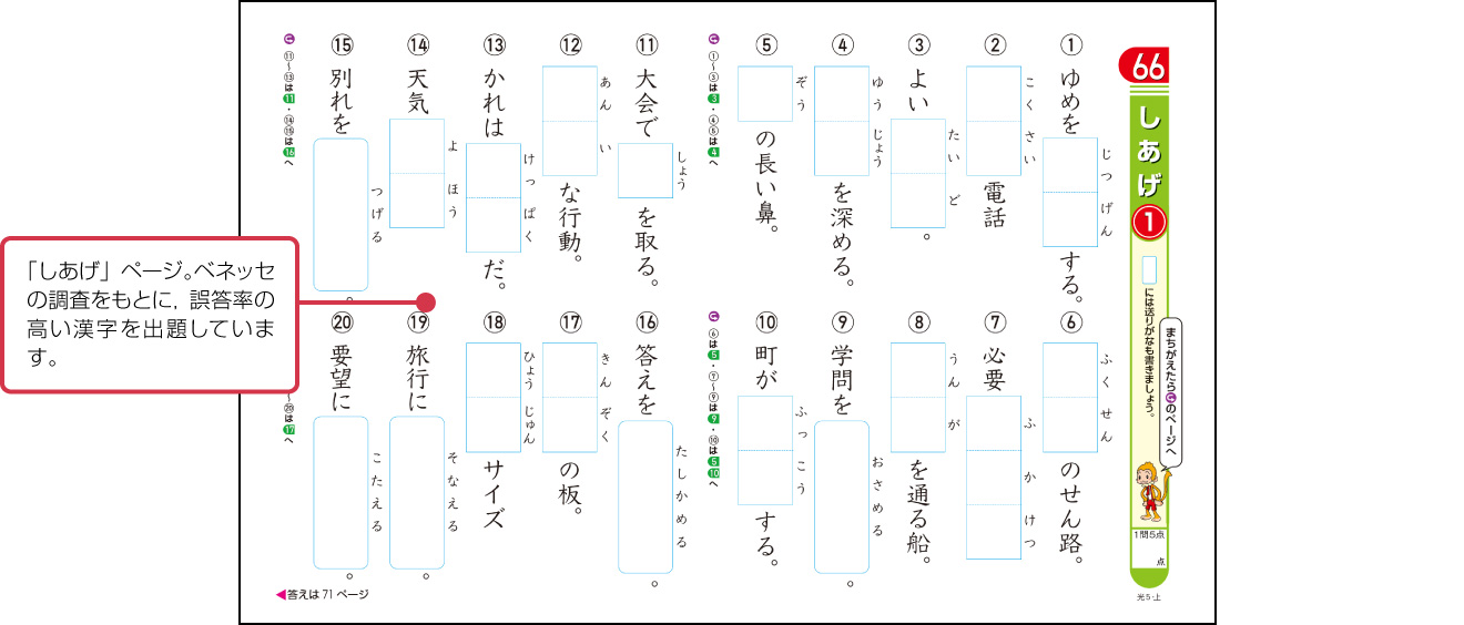 漢字ドリル：ベネッセのドリル - 未来に活きる、学びの基礎を | Benesse