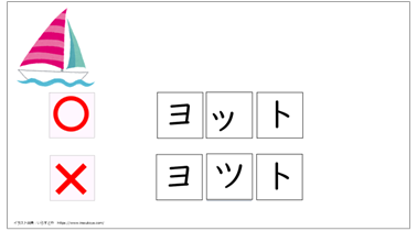 特別支援 かたかなの学習 促音拗音