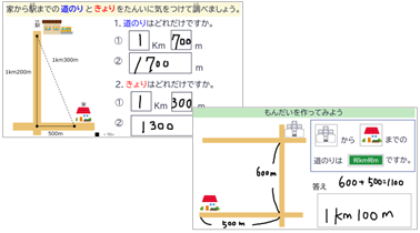 小3 算数 長いものの長さのはかり方と表し方