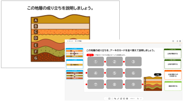 中1 理科 地層の重なりと過去の様子 