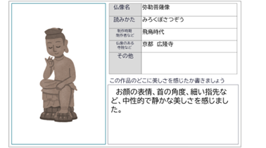 中3 美術 仏像の鑑賞