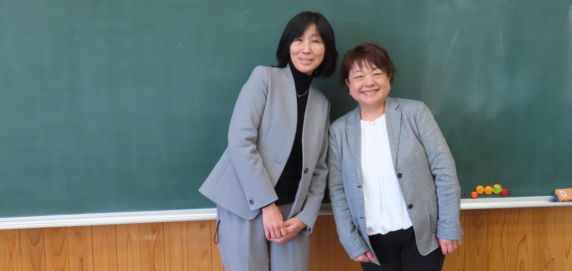 埼玉県富士見市立針ケ谷小学校 本木校長先生、馬場先生