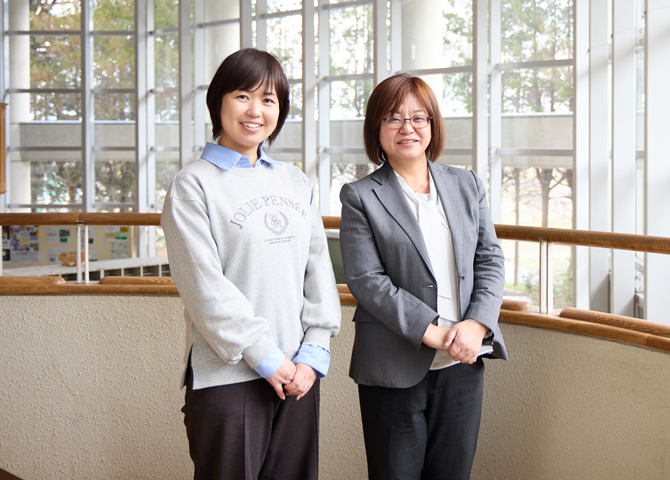 長野県長野市立若穂中学校 長野市教育委員会事務局 学校教育課 指導担当 成田剛真先生、片山ますみ校長先生、伊藤美雪先生