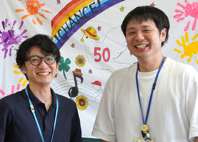 神奈川県綾瀬市立落合小学校 生内 孝幸 先生、杉山 大介 先生