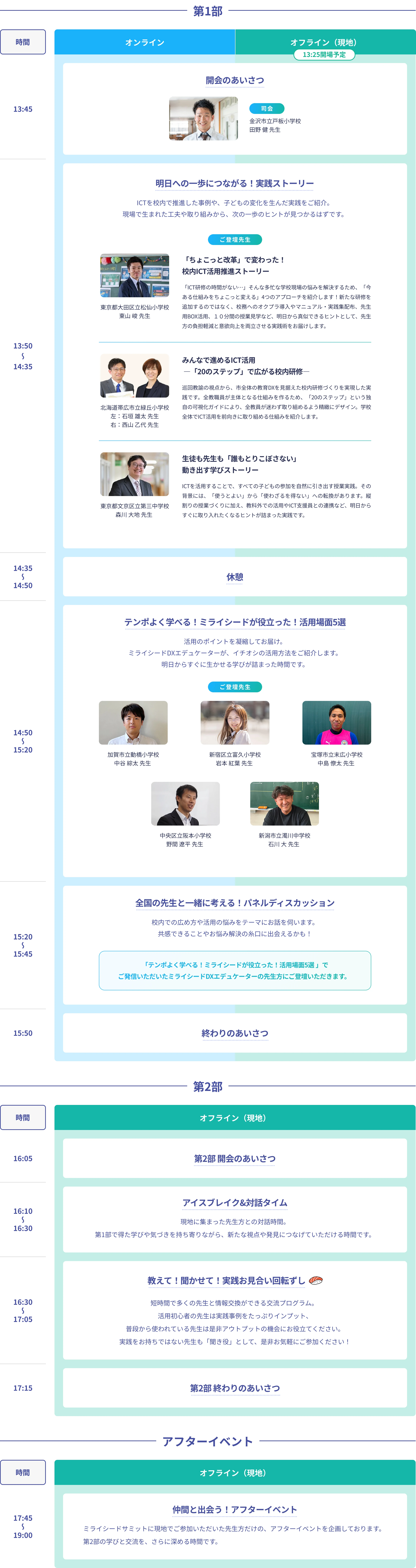 タイムテーブル