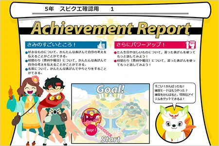 ゲーム仕立てのストーリー